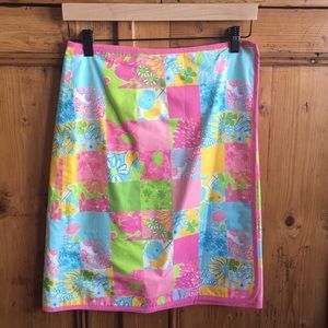 Vintage reversible Lilly Pulitzer skirt sz 6